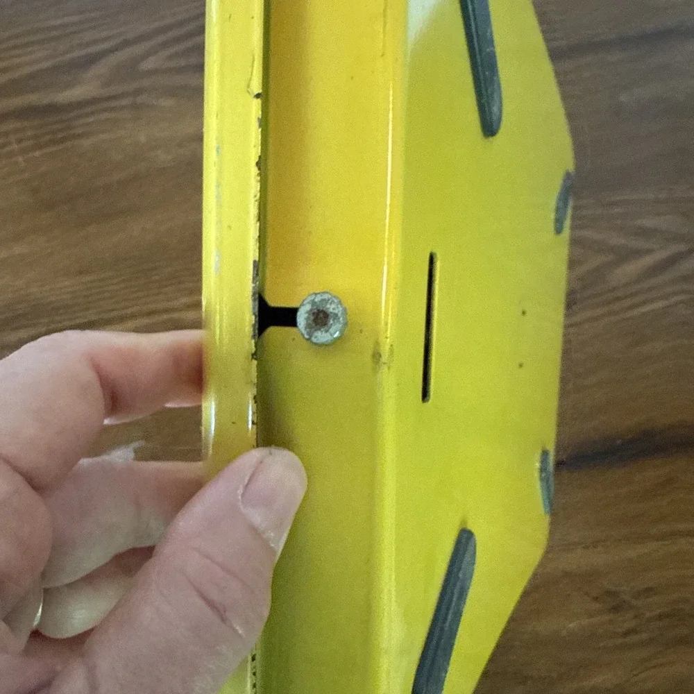 Vtg Retro 1960's Borg Bright Yellow 